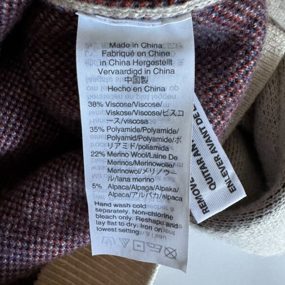 Madewell Cherry Jacquard Super Soft Pullover Sweater Size XXS - Picture 5 of 9